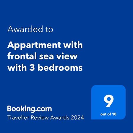 Appartment With Frontal Sea View With 3 Bedrooms 코크시데 외부 사진